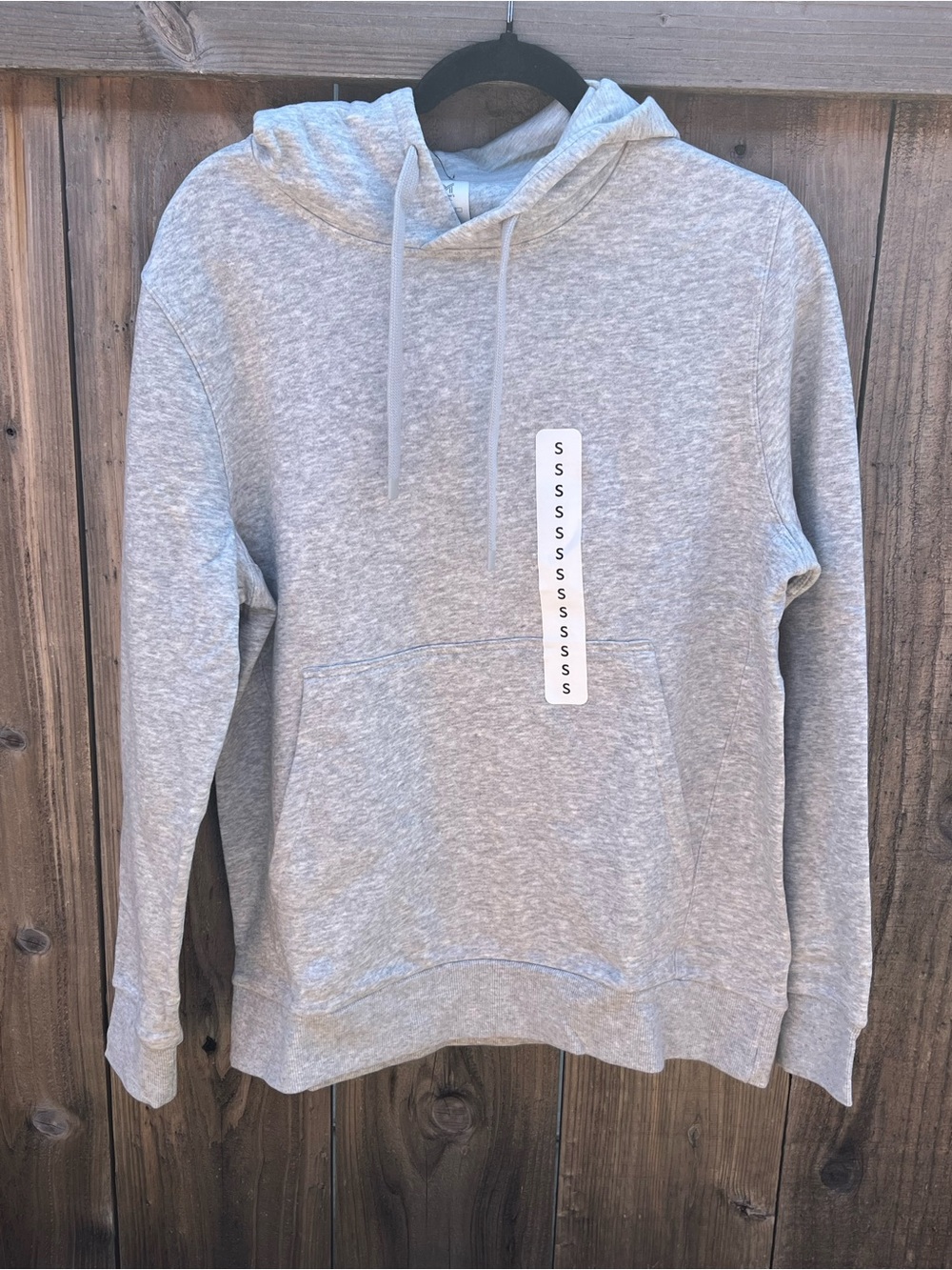 Member’s Mark| Men's Fleece Gray Hoodie Sweatshirt. Size S